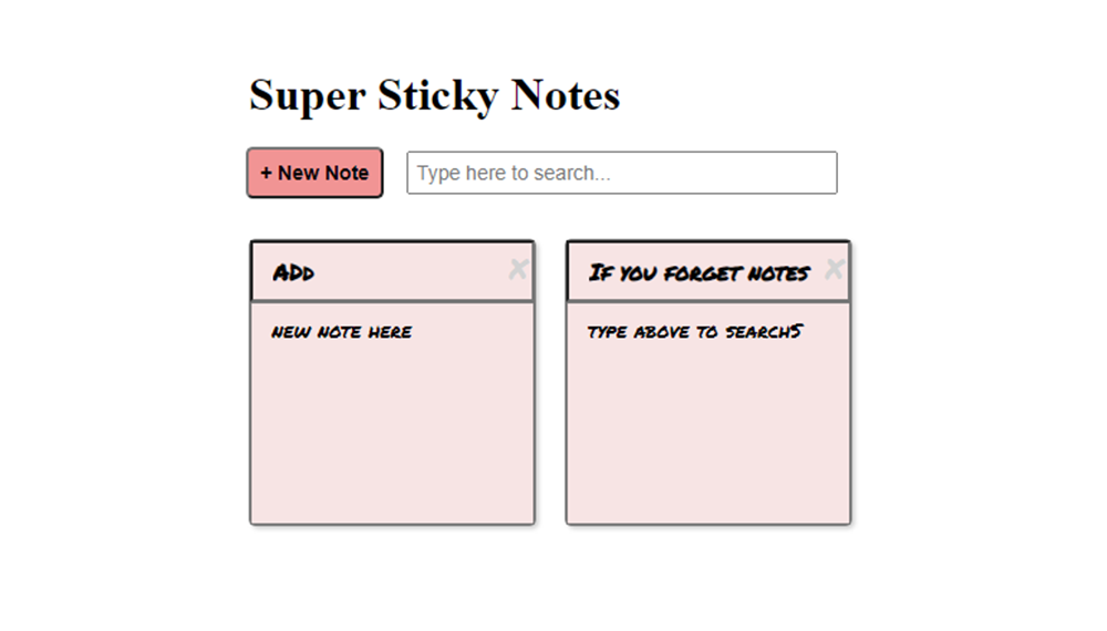 Sticky Note